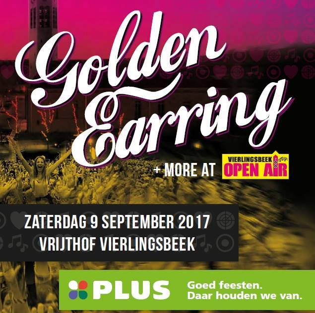 Golden Earring show ad September 09, 2017 Vierlingsbeek - Open Air Festival Vrijthof